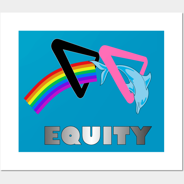 Equity Dolphin Wall Art by 9teen